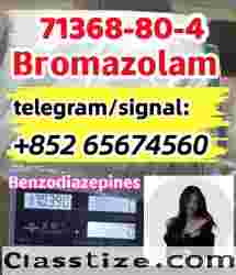  Bromazolam，71368-80-4，Etizolam，Alprazolam,28981-97-7,   Bromazolam，71368-80-4，opioid，metonitazene.Etizolam，isotonitazene,protonitazene,CAS 119276-01-6,telegram/signal/messenger+852 65674560  Pls contact me for more details: Wasap/telegram/signal/messenger+852 65674560 Email: cheriek754@gmail.com Advantage: High quality and competitive price. 1. We can provide samples for testing. 2. All purity 99%. As a manufacturer, we can supply high quality products at ex-factory prices. Fast and safe delivery. 1. The package can be delivered within 3-5 working days after receiving the payment tracking number. 2. Safe and prudent mode of transportation for your choice. 3. Customs qualification rate >99%. 4. We have established long-term and stable cooperative relations with DHL, FedEx, TNT, UPS and HK EMS.If the parcel is lost, we will replace it free of charge. Our customers are all over the world. 1. Professional services and rich experience make customers feel at ease, sufficient inventory and fast delivery to meet their needs. 2. Feedback from the market and goods will be appreciated. It is our responsibility to meet customer requirements. 3. High quality, competitive price, fast delivery, first-class service has won the trust and praise of customers.