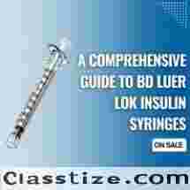 BD Luer-Lok™ 1 mL U-100 Insulin Scale Syringe - 309629