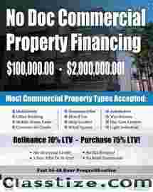 NO DOC COMMERCIAL & MULTIFAMILY Property Financing To $2,000,000.00!