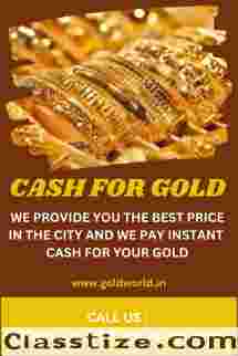  We the GOLDWORLD pay you instant cash for your old gold and highest in DELHI NCR.