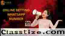 Grab your Online Betting Whatsapp Number with 15% Welcome Bonus