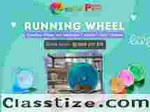 Qpets Hamster Wheel – Rabbit & Small Pet Running Wheel