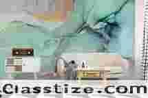 Explore Premium Wall Decor Luxury Collection of Green and Gold Marble Wallpaper at The Inspire Decor