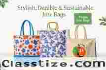 Stylish, Durable & Sustainable Jute Bags