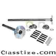 Strange 28-31 Spline Alloy Axle Package With Axle Bearings, Retainer Plates & Wheel Studs