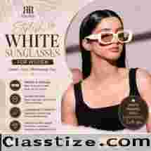 Stylish White Sunglasses for Women