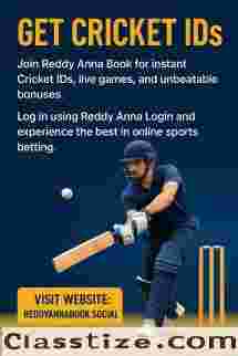 Get Cricket IDs at Reddy Anna Book