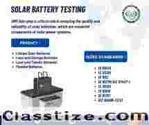 SOLAR BATTERIES Testing Lab In Noida