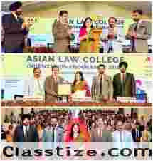 Asian Law College Opens Session 2025 with Inspiring Inauguration by Hon. MP Smt. Maneka Gandhi at Marwah Studios Complex