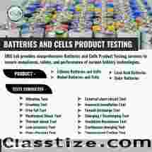 Nickel Batteries and Cells Testing Lab in India