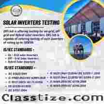 SOLAR INVERTERS Testing Services in India