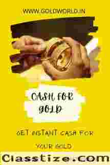 Come with any amount of gold and get instant cash on your gold.