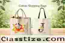 Reusable Cotton Shopping Bags for Grocery and Daily Use