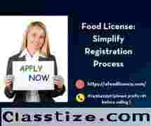 Food License: Simplify Registration Process