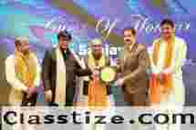 Sandeep Marwah Honoured by Speaker of Delhi State Assembly Vijender Gupta at National MSME Summit