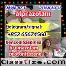  Alprazolam,Bromazolam,Bromazolam，71368-80-4 ，Alprazolam,28981-97-7,    telegram/signal+852 65674560  5cladba Raw Materials precursor 5fadb adbb jwh-018 Cannabinoids 1119-51-3 68-12-2 dmf k2 584-08-7 109555-87-5 43120-28-1 alprazolam 28981-97-7 benzodiazepines    bromazolam 71368-80-4  etizolam 40054-69-1  802855-66-9 eutylone 3mmc 4mmc 17764-18-0 mdma PMK 28578-16-7 powder oil ethyl glycidate 1369021-80-6 1451-82-7  BMK 5449-12-7 powder oil glycerin acid  49851-31-2  718-08-1 119276-01-6 protonitazene opioid isotonitazene metonitazene 14188-81-9 14680-51-4  China factory supply China supplier hot sale safe delivery door to door new formula top quality source factory yellow And  white powder best price free sample the warehouse has goods in stock al/telegram/signal+852 65674560 