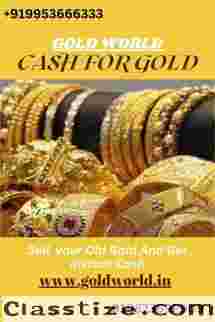 If you want instant cash for your old gold than sell your gold to the GOLDWORLD.