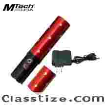 Mtech 3.8 Million High Voltage Lipstick Stun Gun Red With Charger